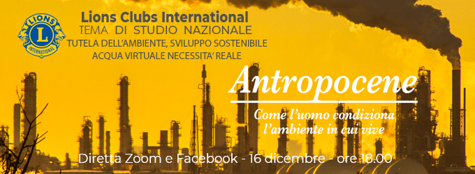 Antropocene: l’uomo e l’ambiente