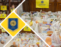 Distribuzione alimentare del Lions Club Roma Augustus