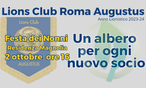 Lions Club festeggia Nonni e Alberi