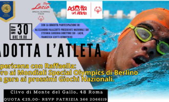 Adotta un Atleta: Un evento speciale per sostenere Raffaella e Special Olympics! Adotta un Atleta: Un evento speciale per sostenere Raffaella e Special Olympics!