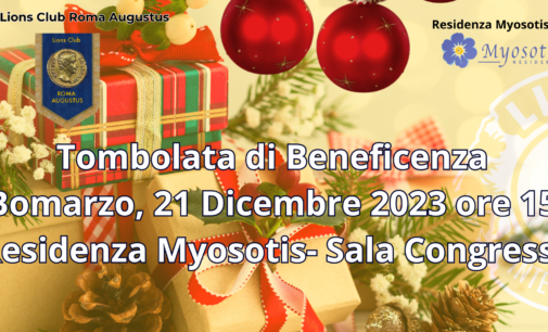 La Tombolata Solidale a Bomarzo. Il 21 Dicembre unisciti a noi!